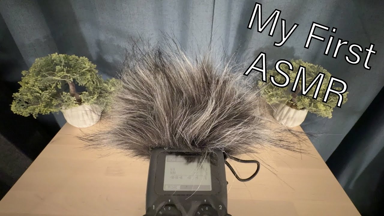 My First ASMR | Fluffy Mic Scratching & Cork Tapping (No Talking)