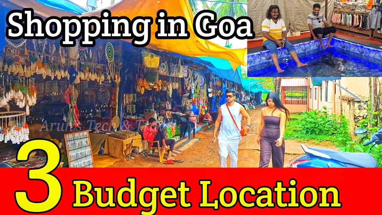 Budget Shopping in Goa / Goa Shopping / Old goa / Anjuna beach / Panjim / Panaji 