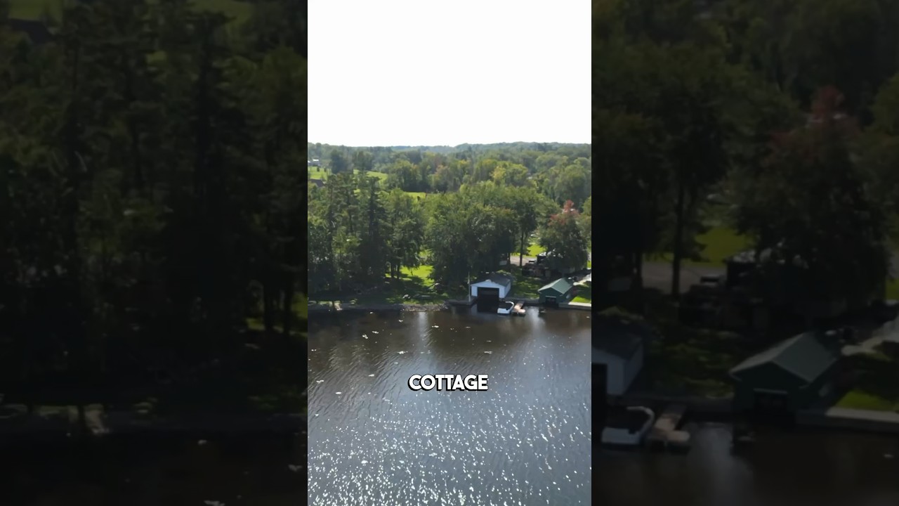 $320,000 4-Season Cottage With Private Boathouse on the Ottawa River