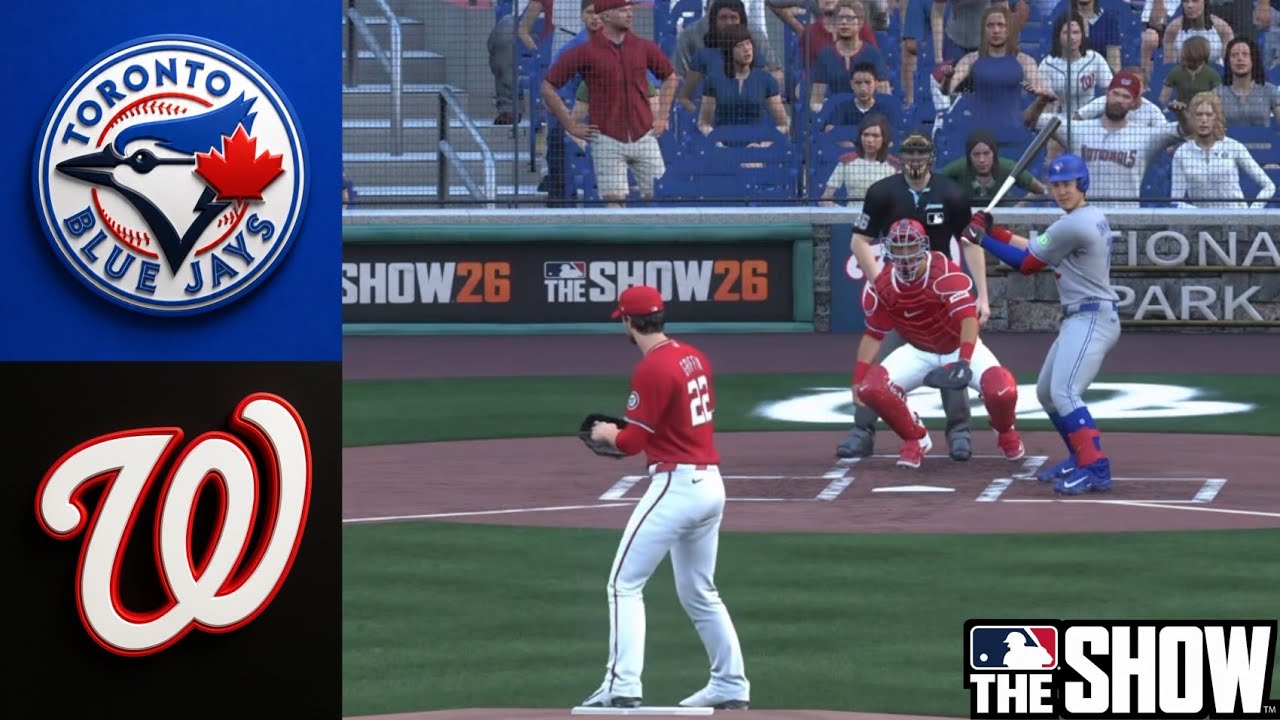 Toronto Blue Jays vs Washington Nationals GAME 2 | MLB The Show 26 SIMULATION (July 28, 2026)