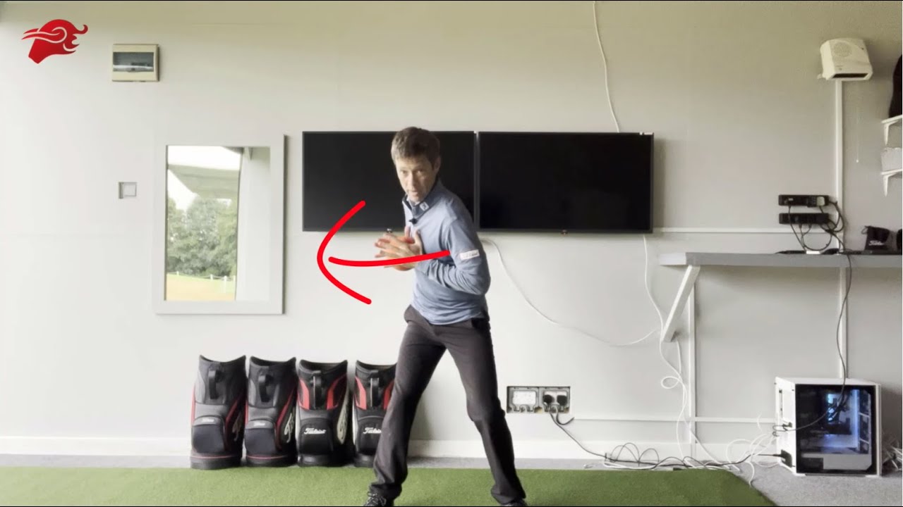 Swing Drill - Using a ball to produce and apply pressure | Bull3D Golf Academy