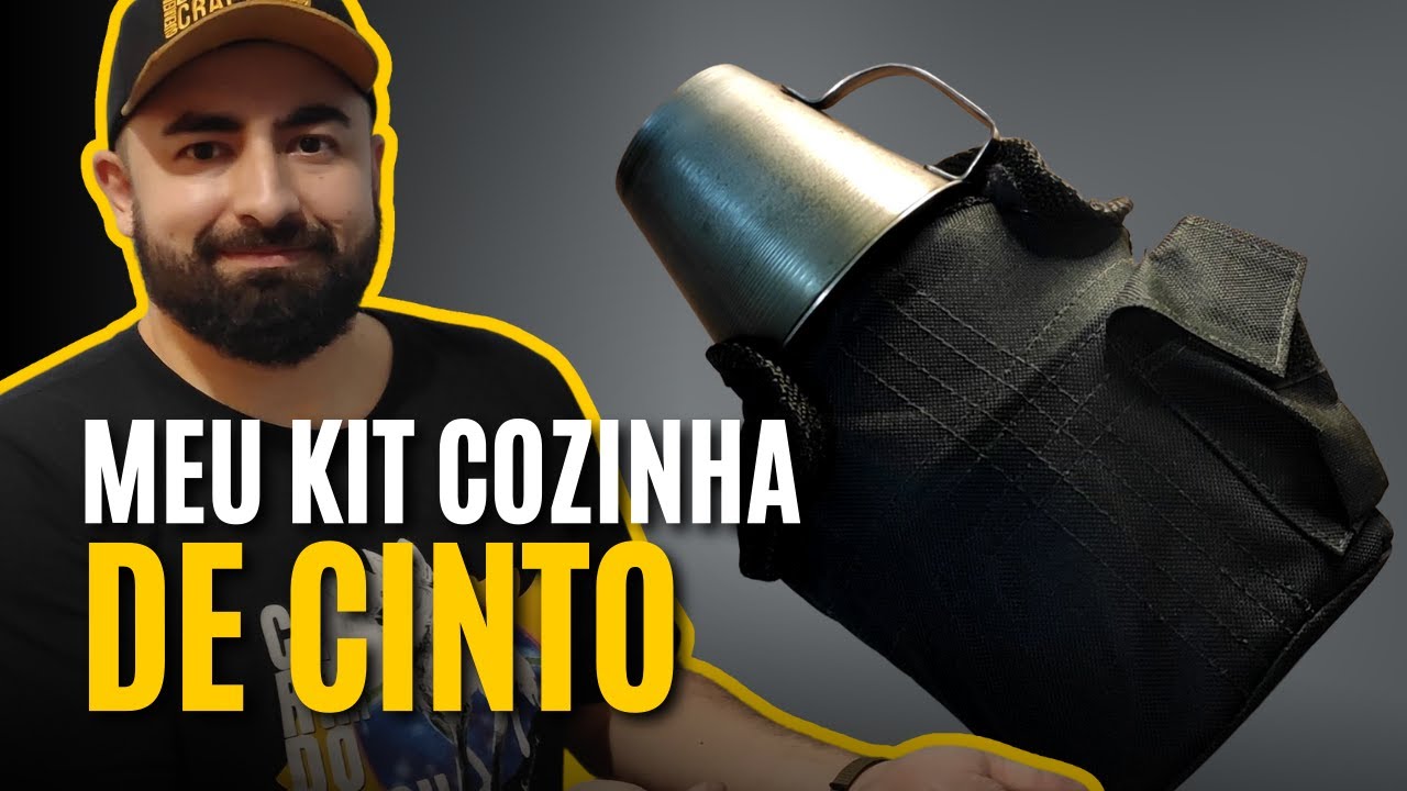 KIT DE COZINHA DE CINTO - O QUE EU LEVO NO MEU CANTIL