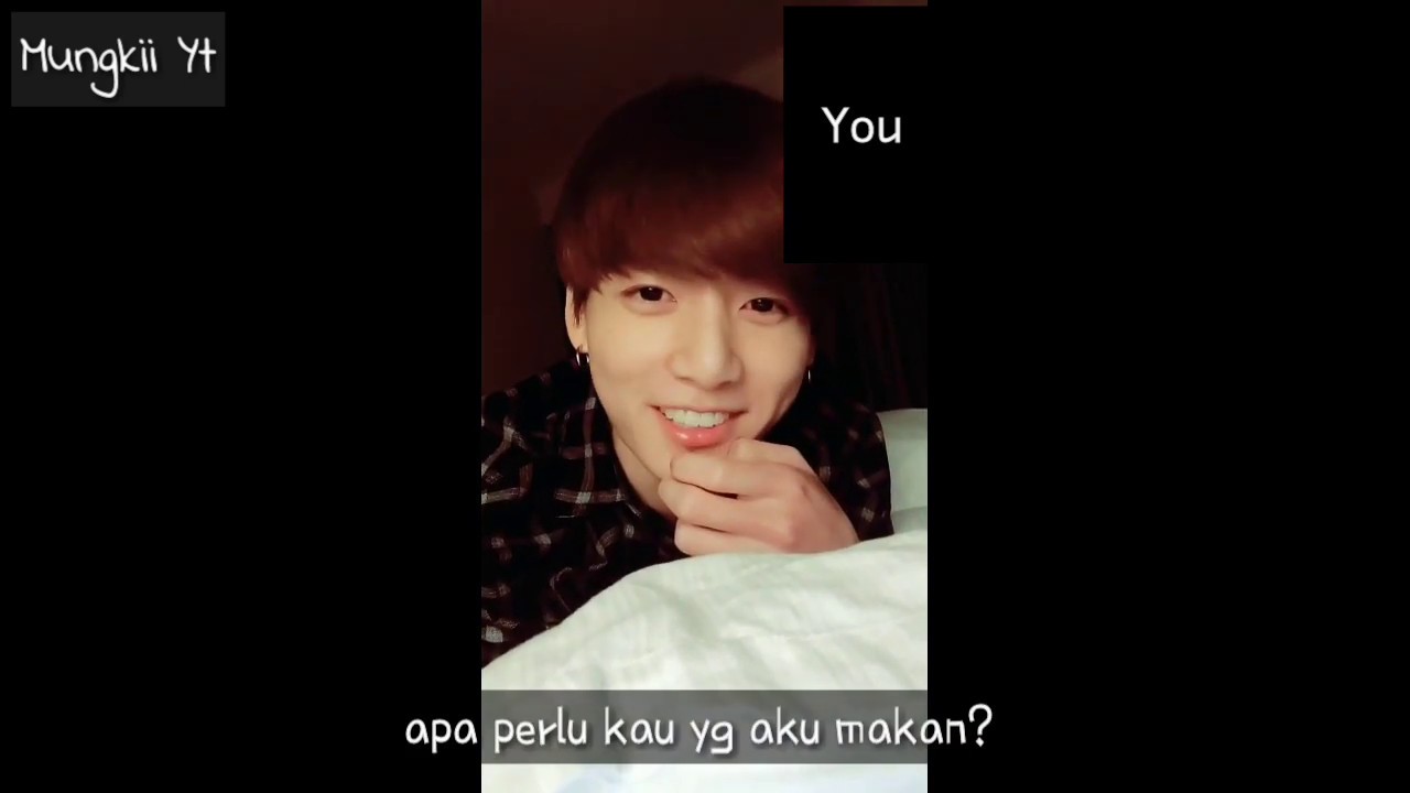 Imagine Jungkook as your boyfriend [Fake sub indo] vidcall