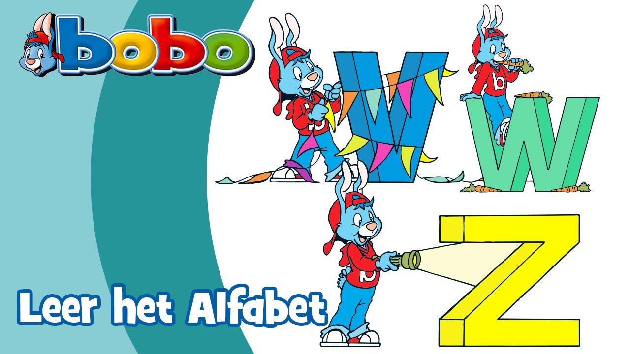 Leer het Alfabet met Bobo! 🔠 - Letters v, w en z 🥳 • Letters leren met Bobo