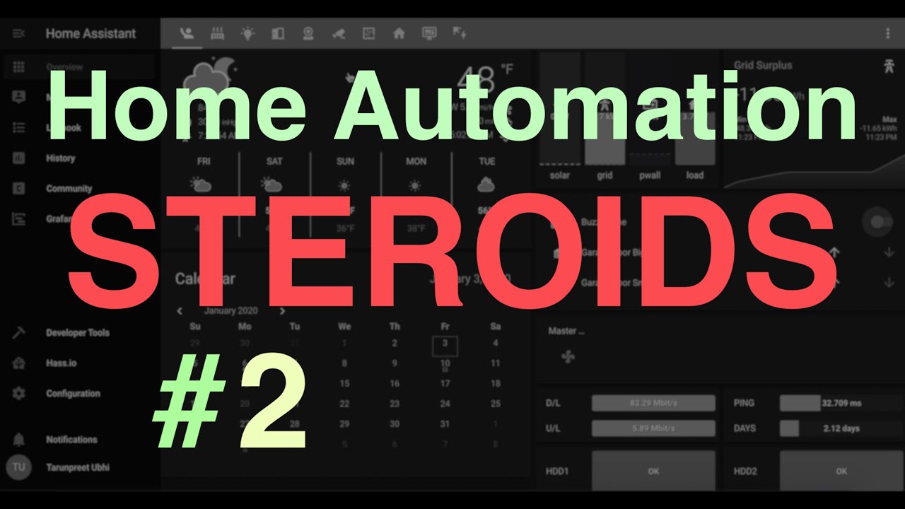 Home Automation on STEROIDS #2 (Home Assistant, AppDaemon, FloorPlan, Grafana, InfluxDB, Powerwall)