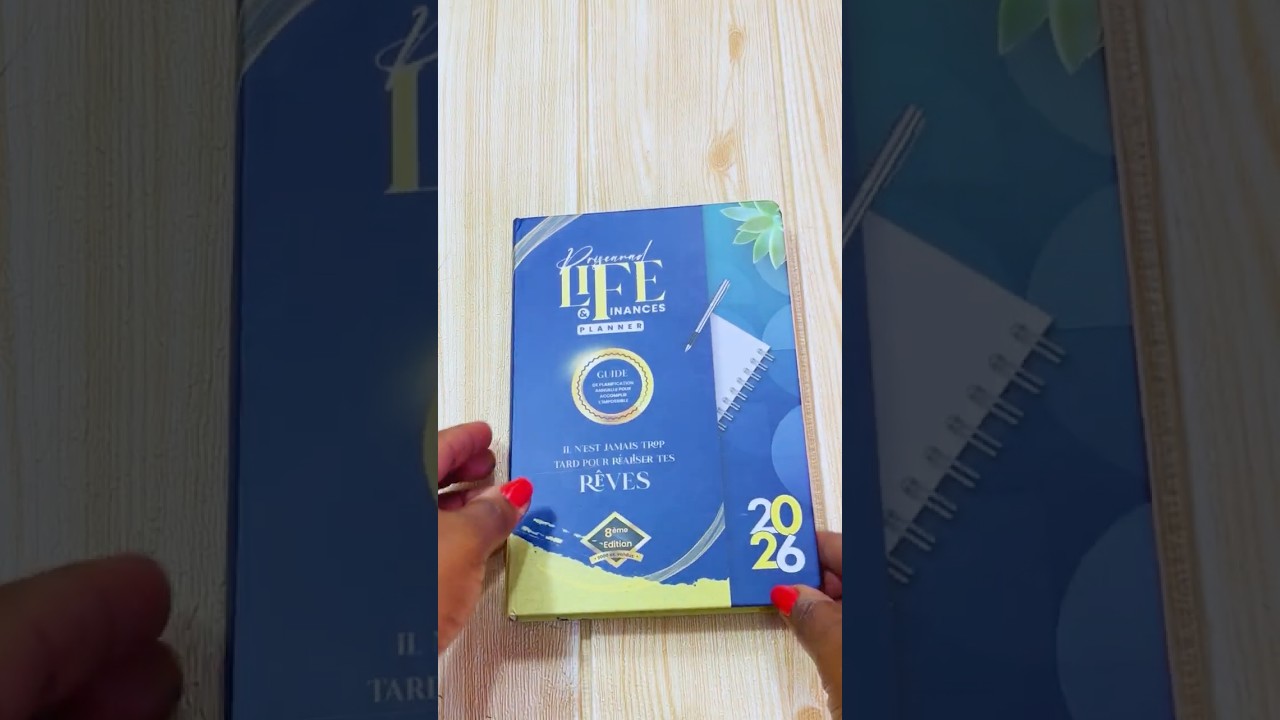 Bienvenue au Planner Petit format Bleu