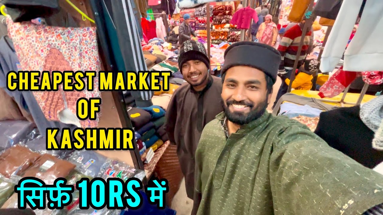 Kashmir ki Sabse Sasti(Cheapest) Market | Cheapest Market in Srinagar | Kashmir Vlog