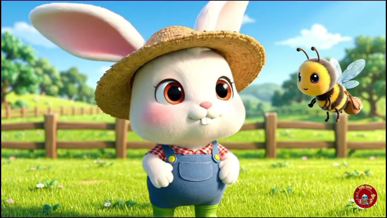 Italian | I Fiori Rendono la Fattoria Felice e Luminosa | Flowers Make the Farm Happy With Bunny