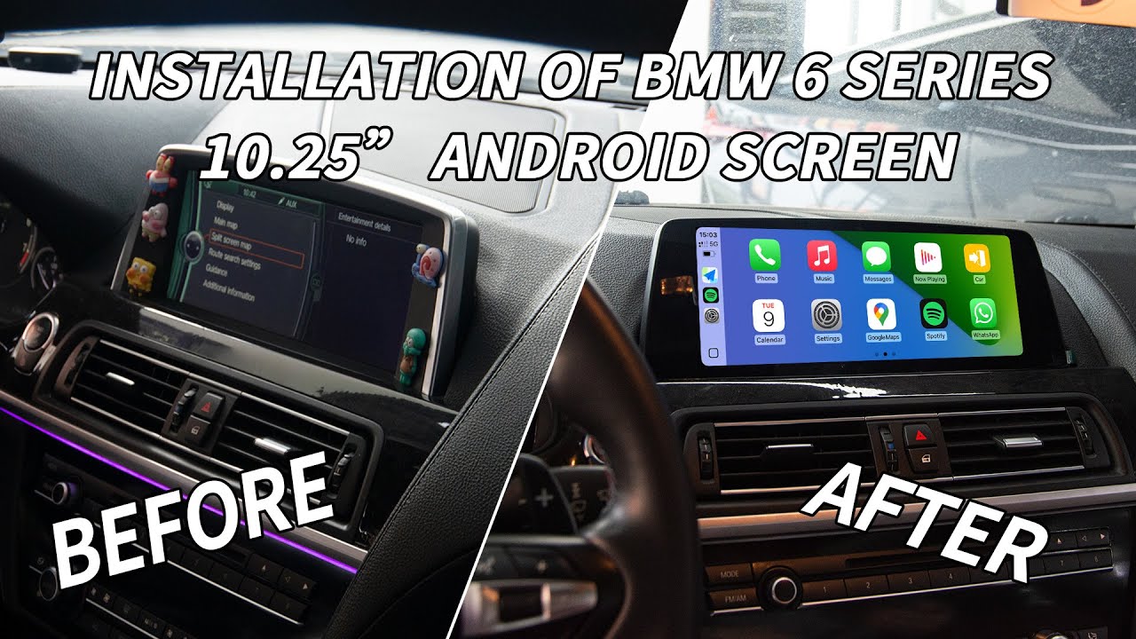 PEMP for BMW 6 Seriers F06 F12 CarPlay Android auto Screen Retrofit Video (OEM 10.25