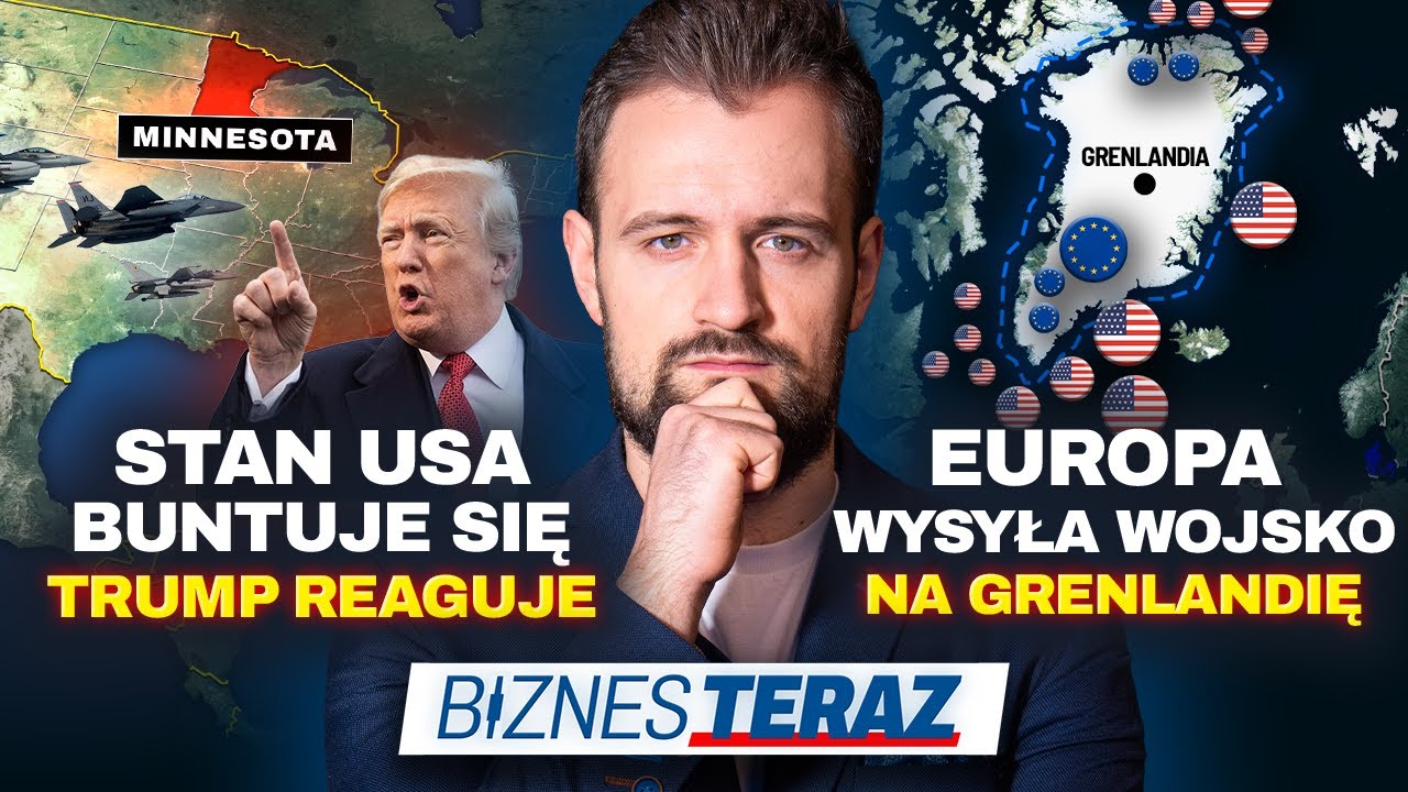 UNIA grozi USA, WOJSKO na GRENLANDII, a w Polsce CZEKA NAS WIELKI MRÓZ | Biznes Teraz