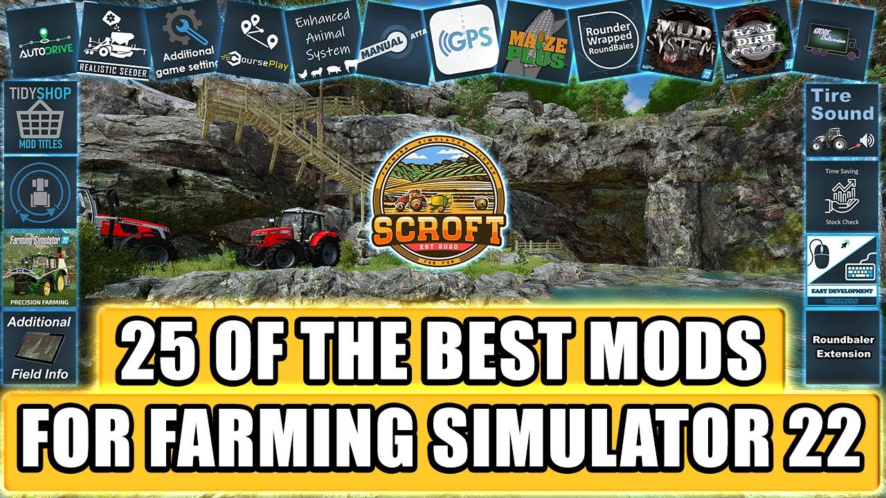 25 ЛУЧШИХ МОДОВ для Farming Simulator 22 🚜 (ТОЛЬКО ДЛЯ ПК)
