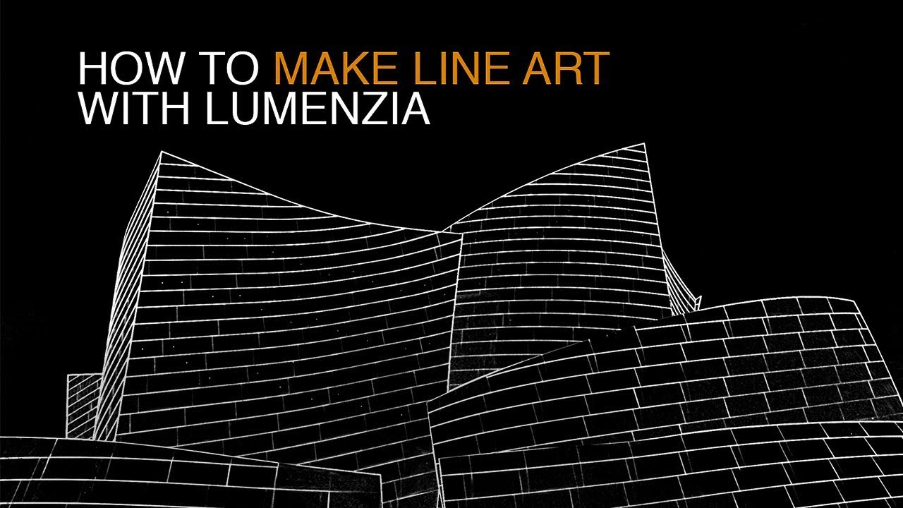Make black and white line art with this cool trick