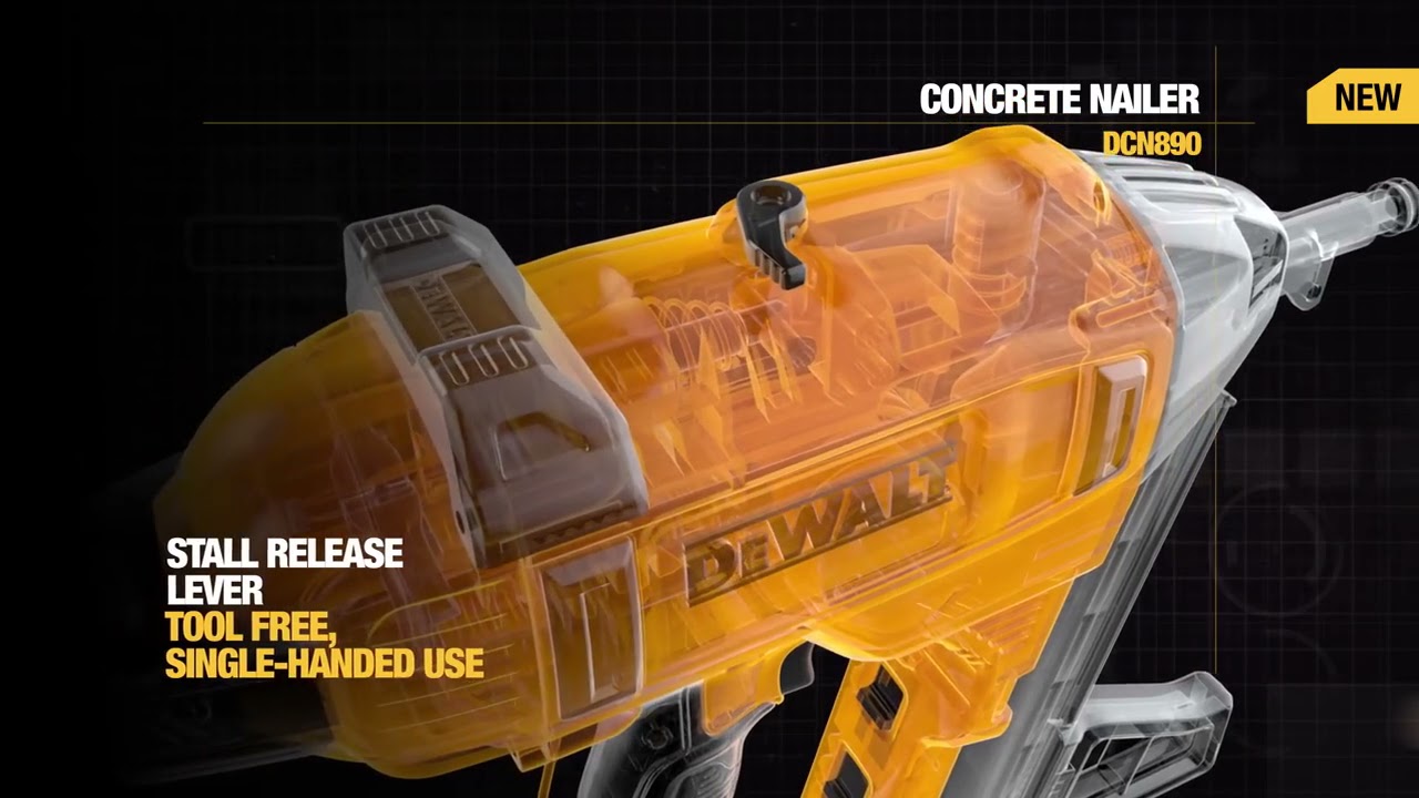 DEWALT 18V Sparachiodi per cemento DCN890