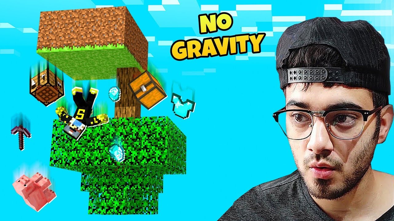 SKYBLOCK Survival But NO GRAVITY