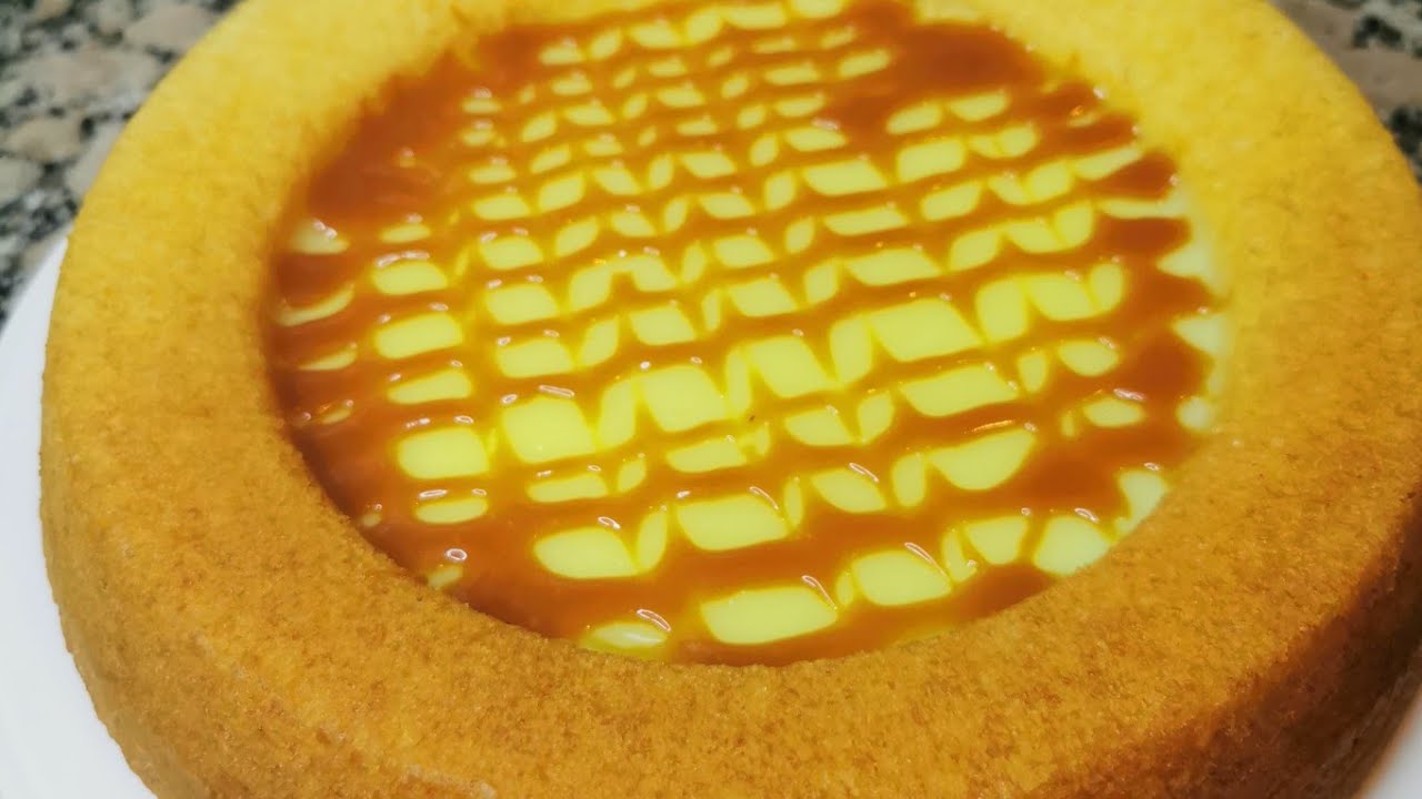كيكة فالمول العجيب بكريمة سهلة وبنينة 😋😋😋
