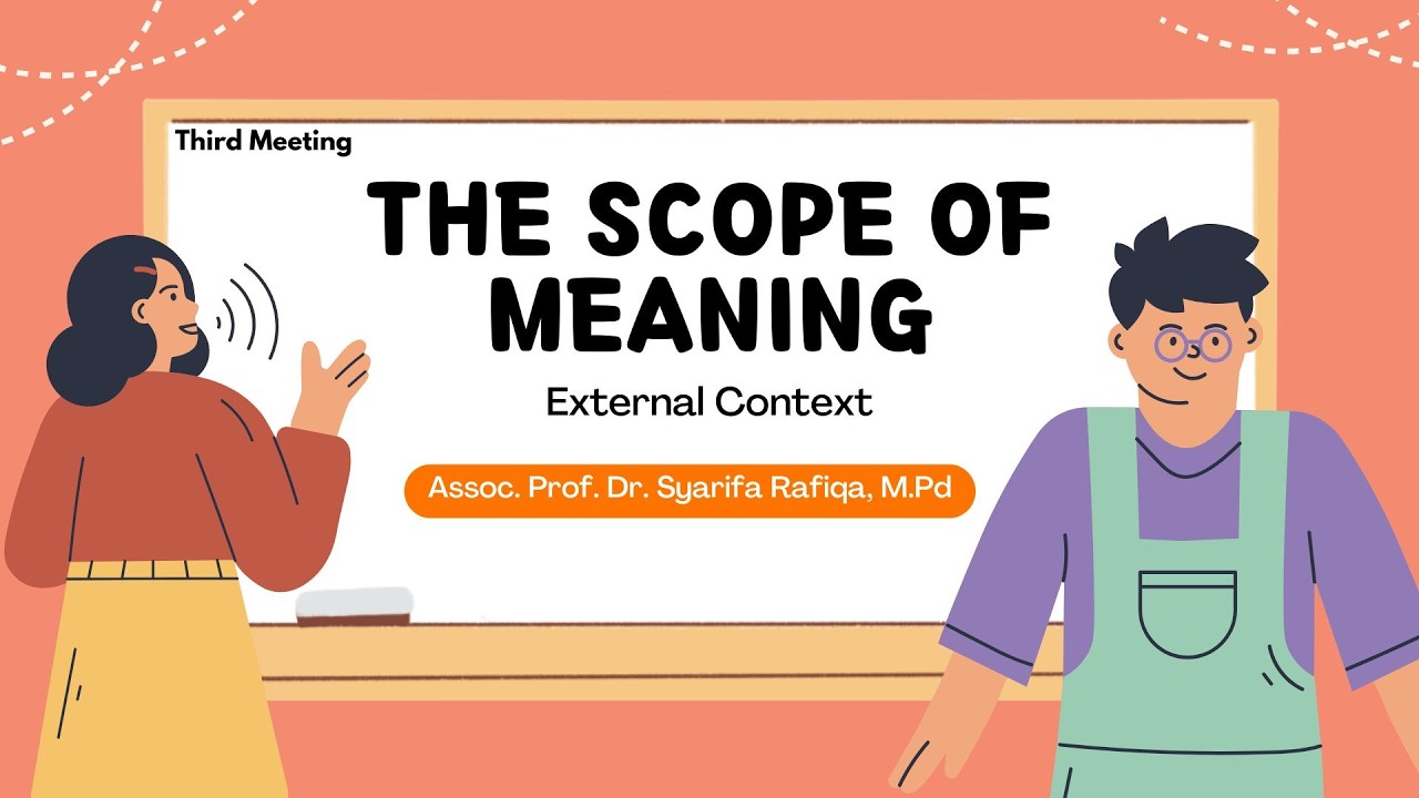 3.  The Scope of Meaning External Context