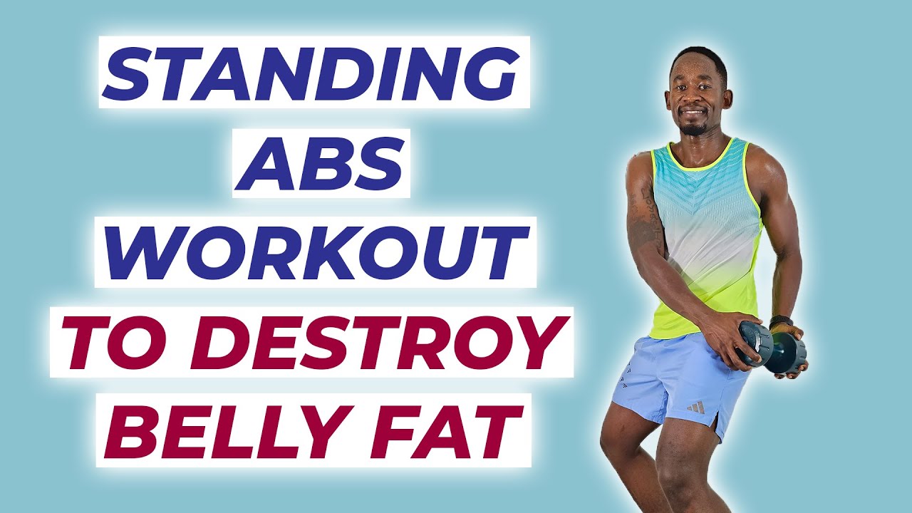 30-Minute Standing Abs Workout to Destroy Belly Fat with One Dumbbell