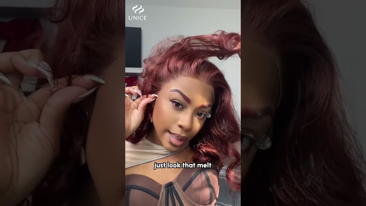 BOMB GLUELESS WIG INSTALL|  PRE-EVERYTHING BEST Beginner Wig! + Ear Tape | UNICE Hair Amazon