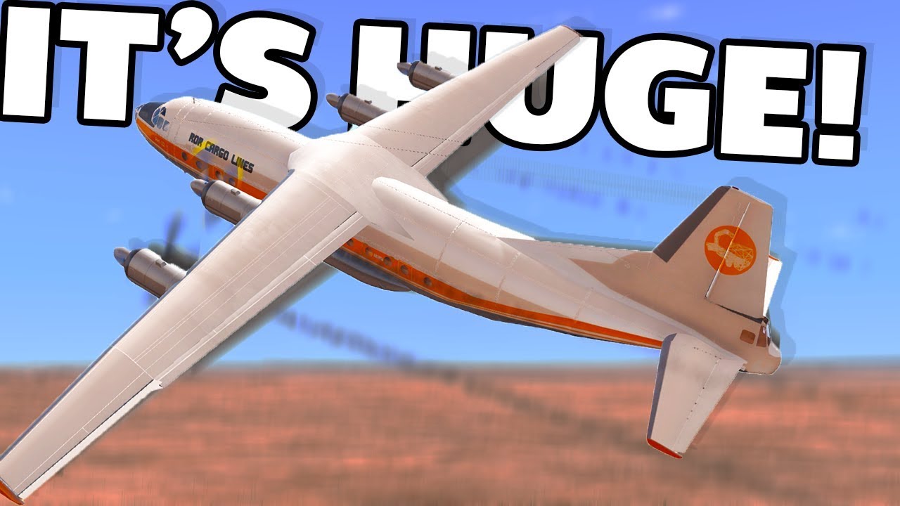 THE BEST PLANE MOD EVER! - BeamNG Drive Antonov AN-12B Plane Mod