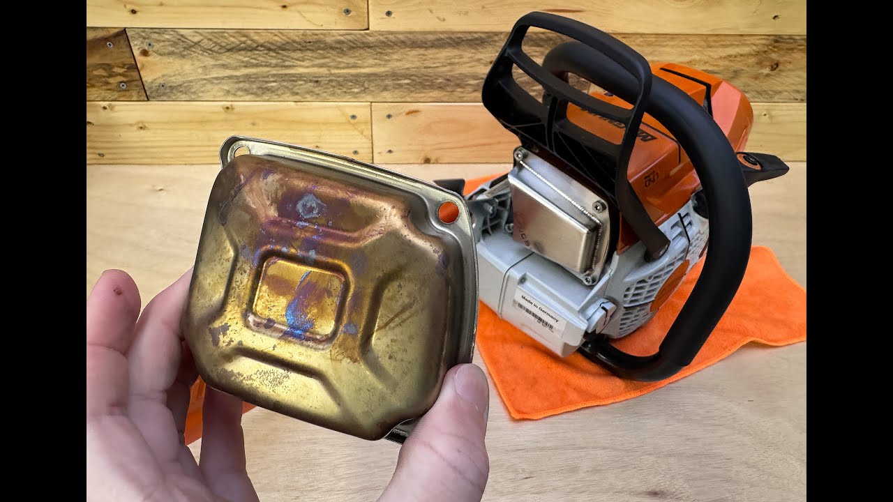Stihl MS 500i - Stock Muffler vs WCS Bark Box!