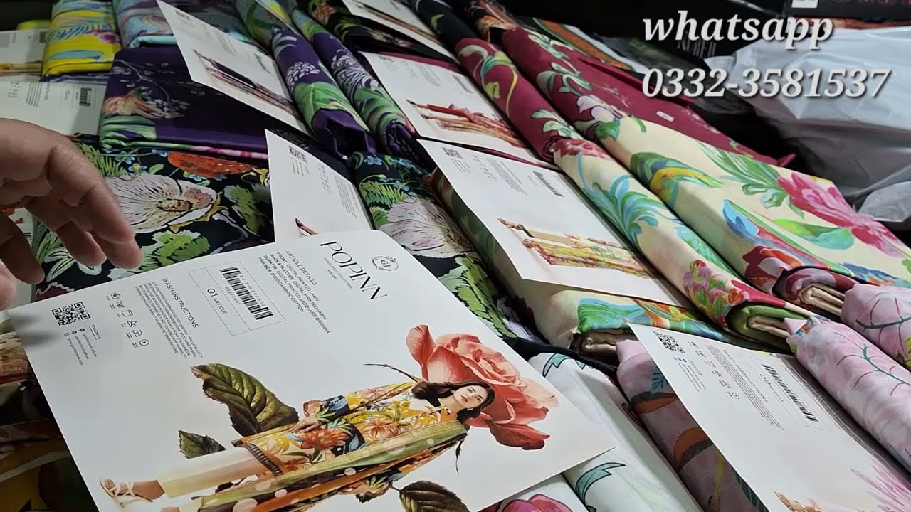 FLORAL🌸ELEGANCE 🛍️OF DIGITAL 🪷LAWN PRINTS  JACQUARD BROSHIA LAWN DUPATTAZ WITH DYED TROUSERS
