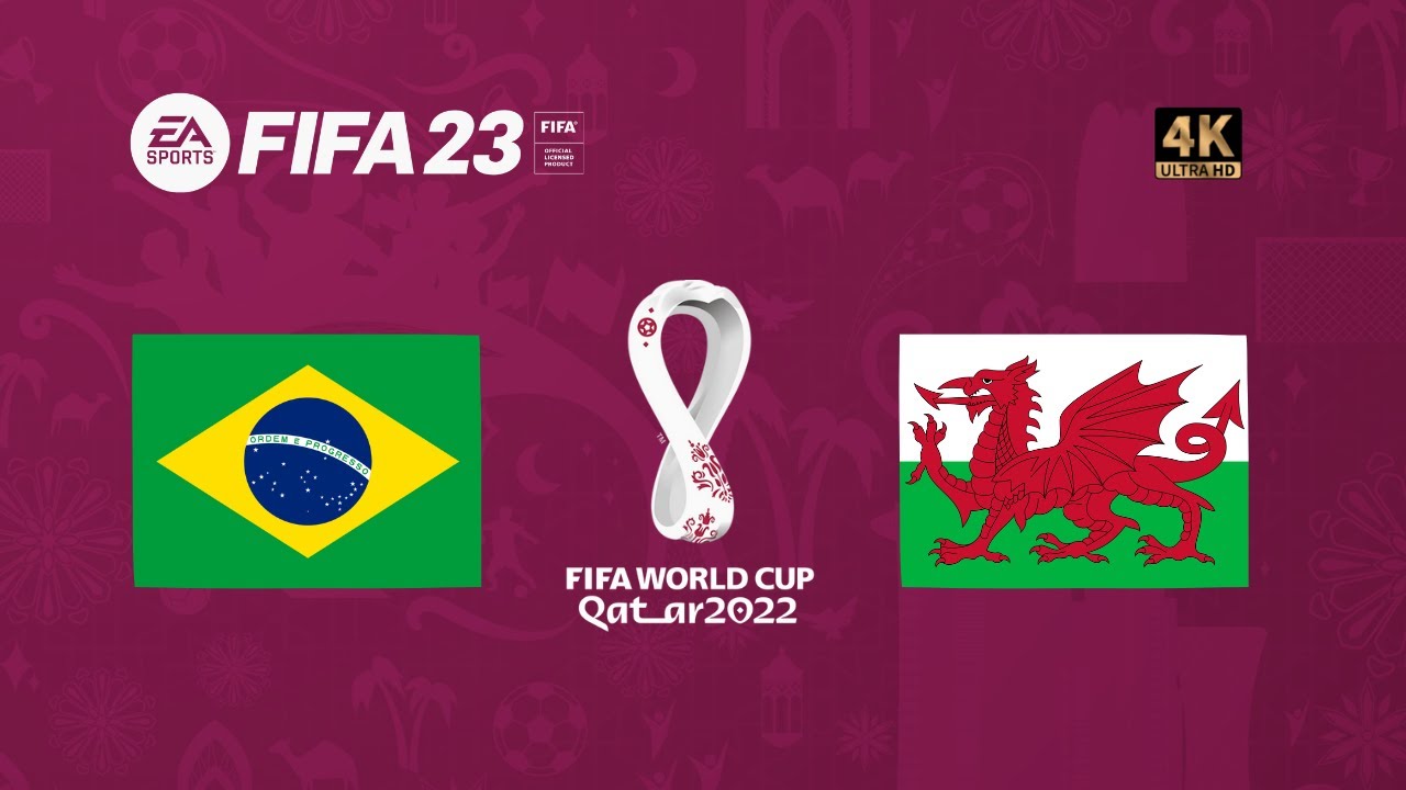 Brasil x País de Gales | FIFA 23 Gameplay Copa do Mundo Qatar 2022 | Final [4K 60FPS]