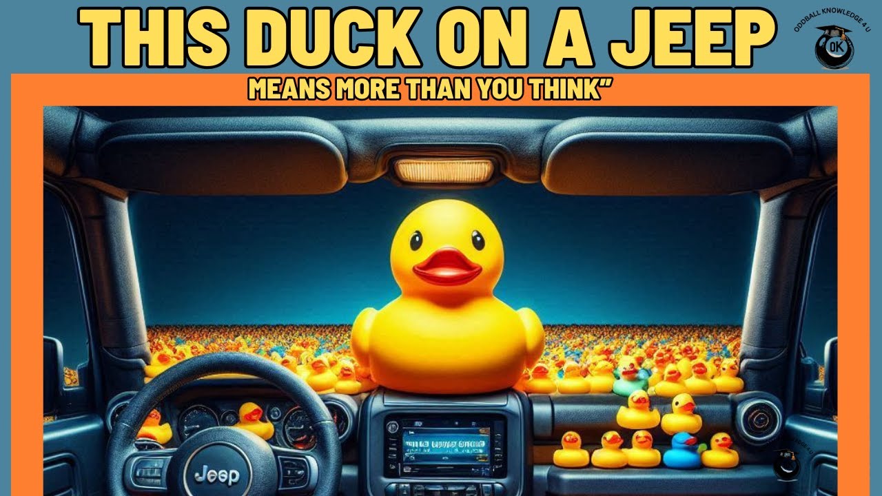 This Duck on a Jeep Means More Than You Think