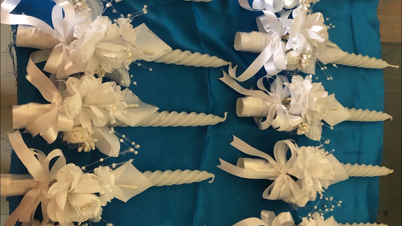 Tutorial 23: First holy communion candle decoration