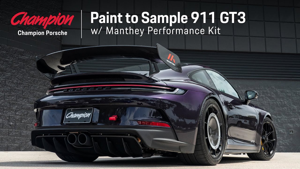 Paint to Sample 911 GT3 w/ Manthey Performance Kit