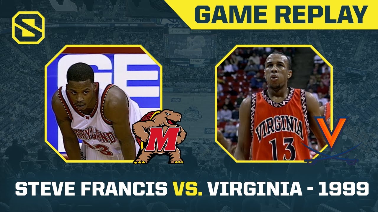 Steve Francis Drops Dimes on Virginia | Maryland vs. UVA - 1999