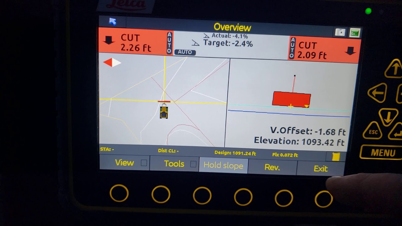 Leica GPS Overview - Basic Overview - How to change project designs -Training Video 2
