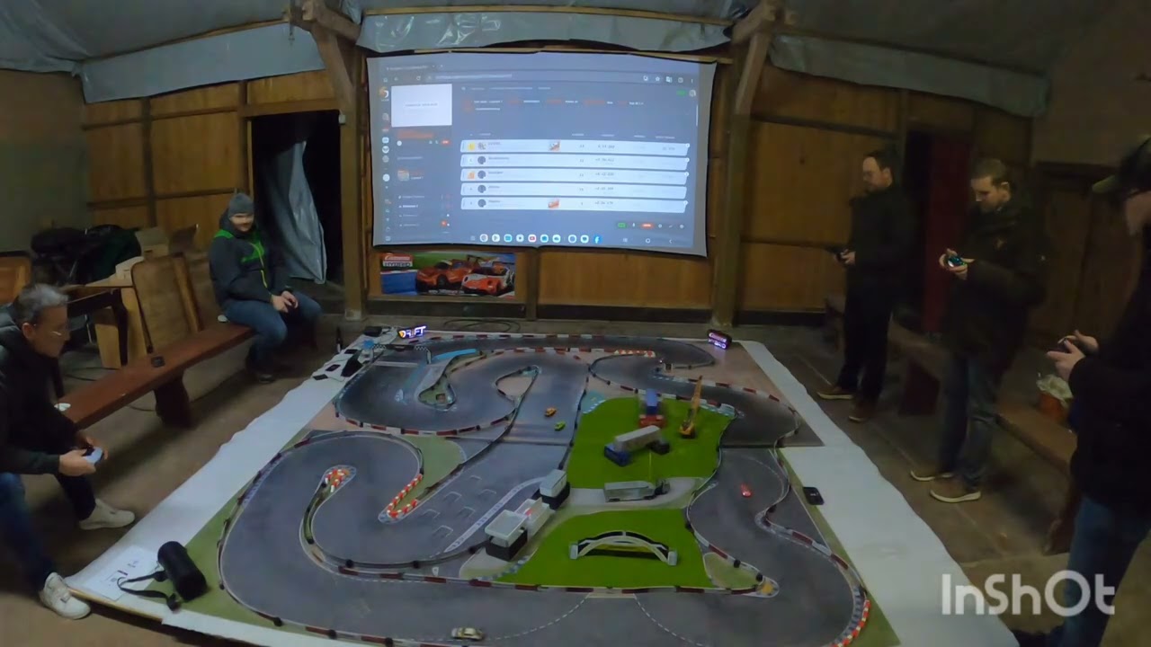 Der Saal - Carrera Hybrid Rennen am 6.3.26
