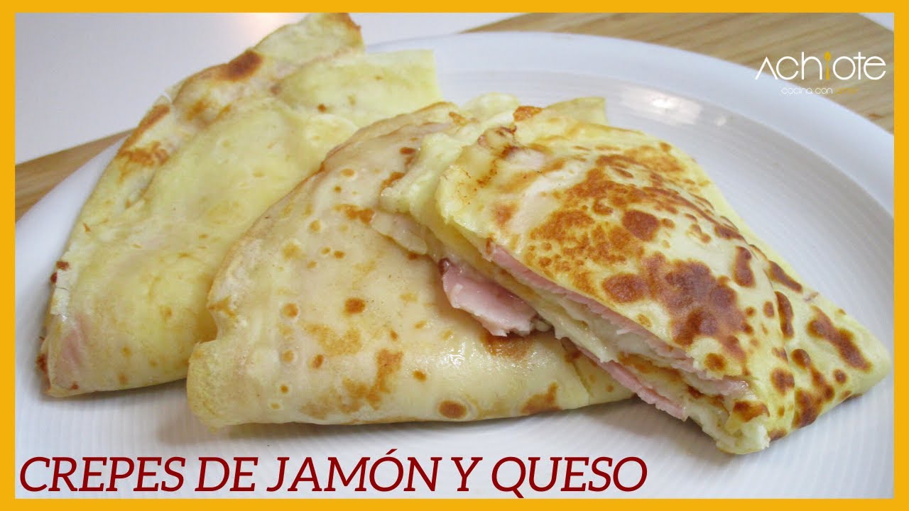 CREPES o Tortillas de JAMÓN Y QUESO | Un desayuno en 15 MINUTOS totalmente DELICIOSO Y FÁCIL