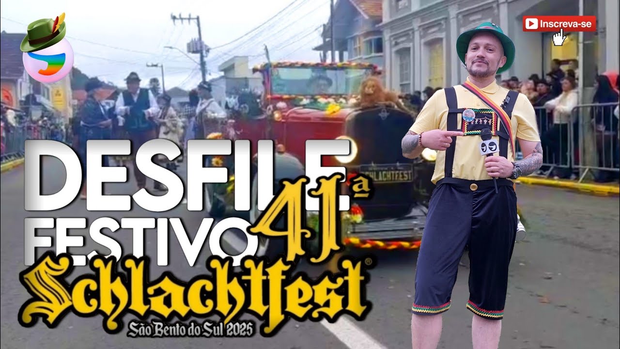 DESFILE FESTIVO 41ª SCHLACHTFEST 2025 COMPLETO