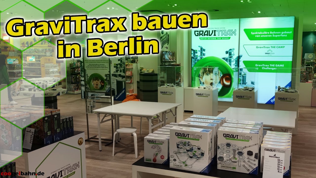 GRAVITRAX bauen in Berlin 🐻 mit  @BlueBlizzard  GraviTrax-Camp im Kaufhof