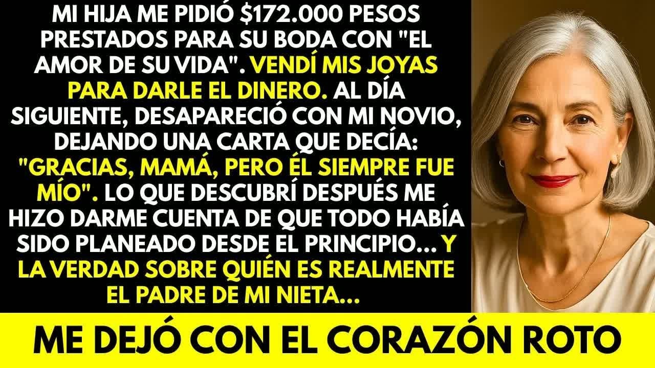 Mi hija me pidió 72 000 para su boda y huyó con mi novio    Una carta decía： ‘Él siempre fue mío