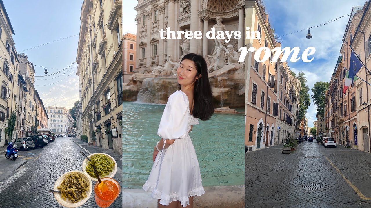 🏛️ ROME vlog | trevi fountain at 6am, villa borghese garden, aventine keyhole + hidden gems! 🍝