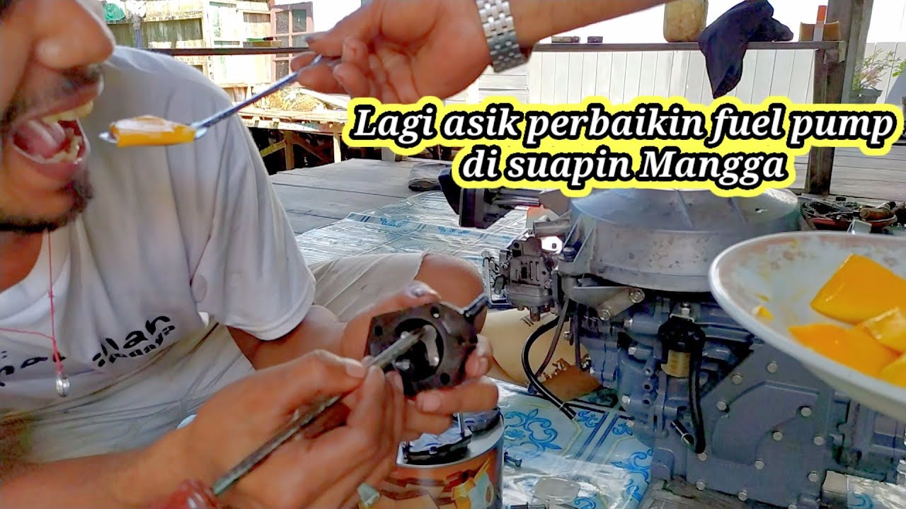 Setting pompa Minyak Mesin Tempel 40hp (Mimbran)
