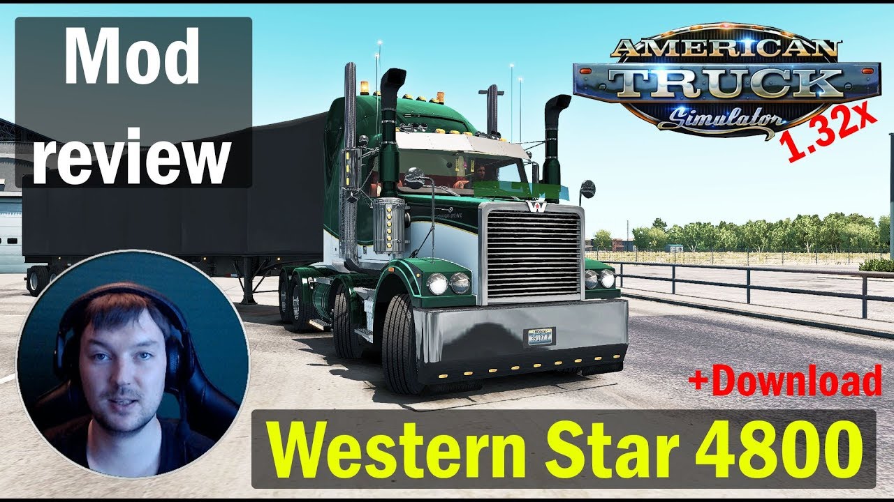 ATS 1.32 MODS|Western Star 4800|Обзор Модов American Truck Simulator