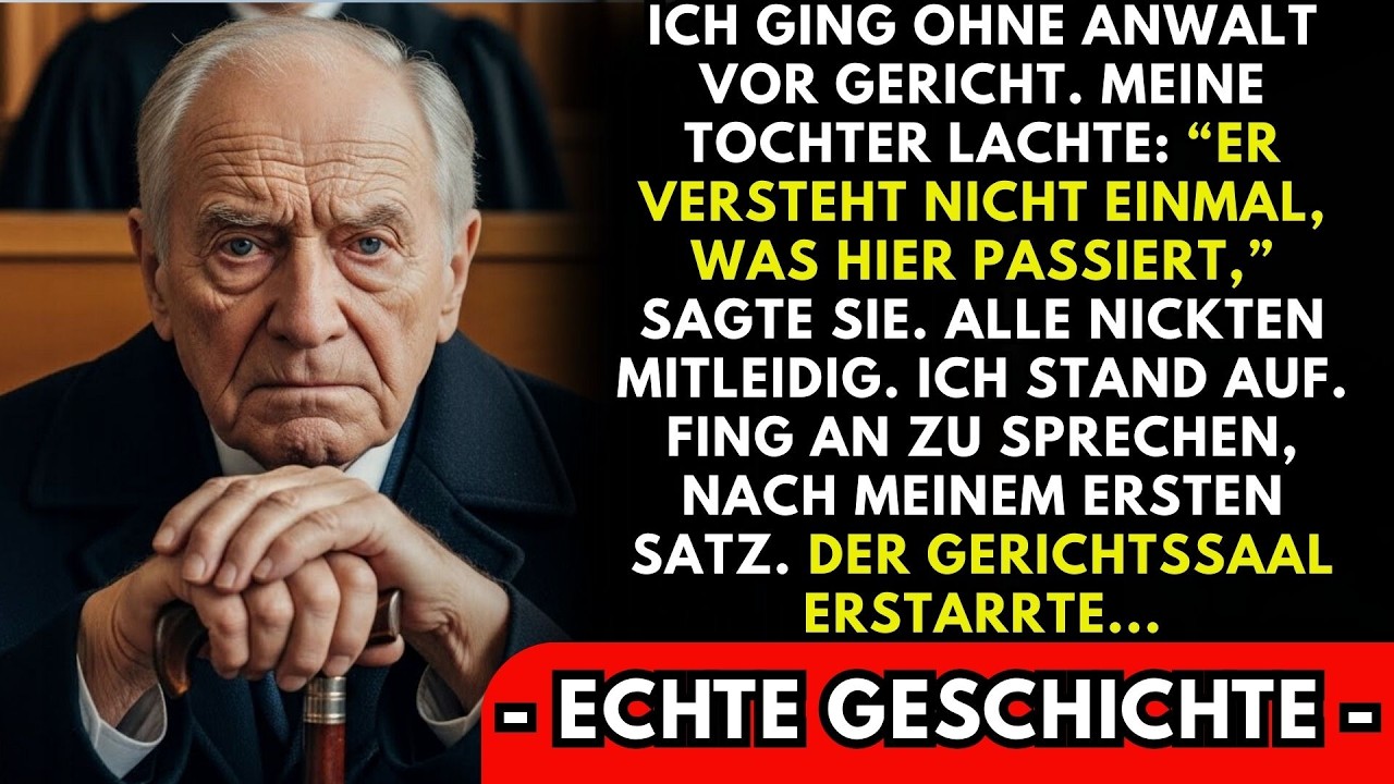 Meine Tochter lachte, als sie mich vor Gericht verteidigen sah. Aber ihr Lächeln hielt nicht lange..