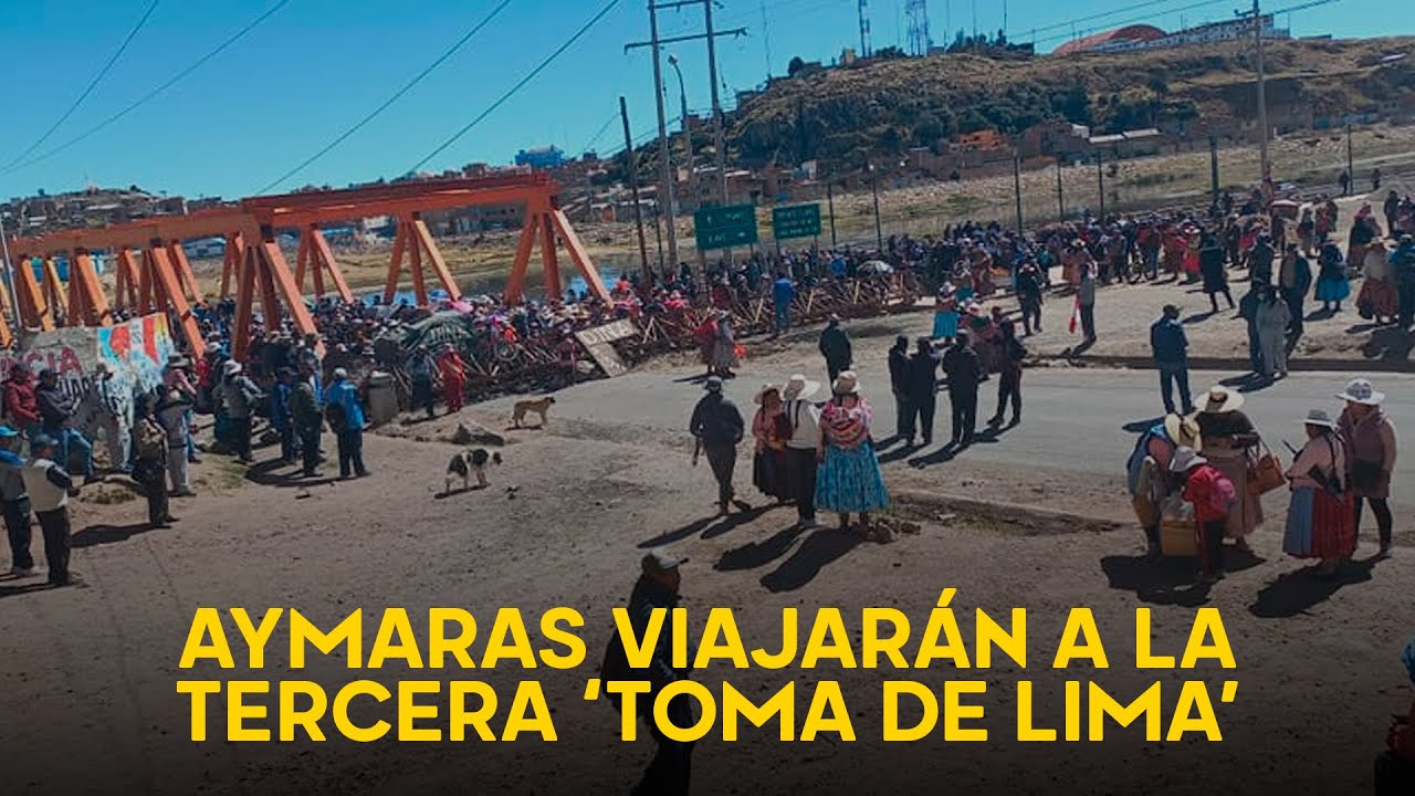 Paro seco en Puno: aymaras protestan contra Dina Boluarte y ratifican tercera 'toma de Lima'