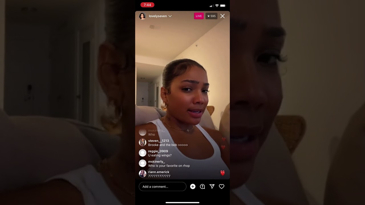 Seven From Baddies Atl Goes Live And Says Joseline Is unhinged and talks baddies