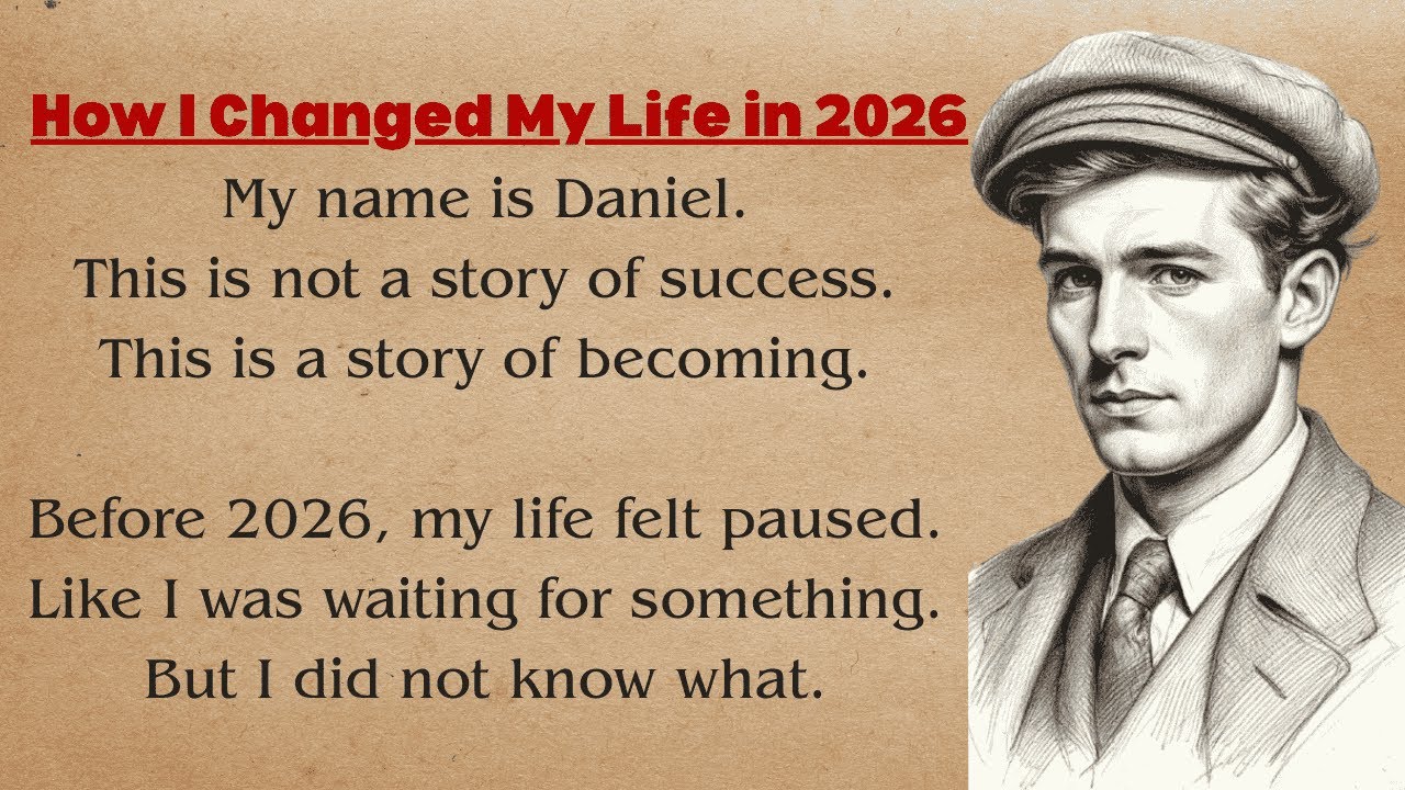 How I Changed My Life in 2026 | A Quiet Story of Becoming | learn English through stories
