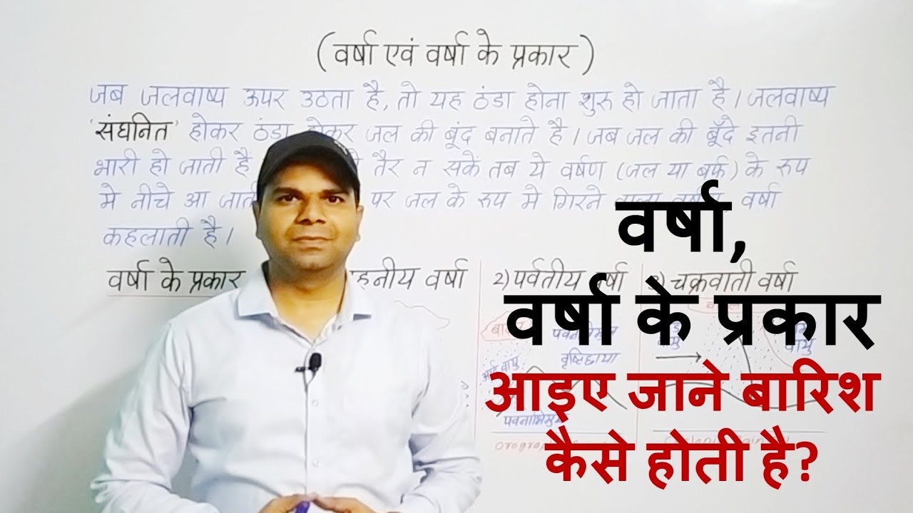 वर्षा एवं वर्षा के प्रकार | संवहनीय वर्षा | पर्वतीय वर्षा | चक्रवाती वर्षा | Avinash Mishra |