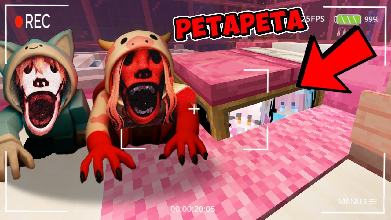 MOMON & ATUN CUMA PUNYA 1 CARA UNTUK SELAMAT!! SEMBUNYI DARI PETAPETA DI BAWAH RANJANG!! @BANGJBLOX