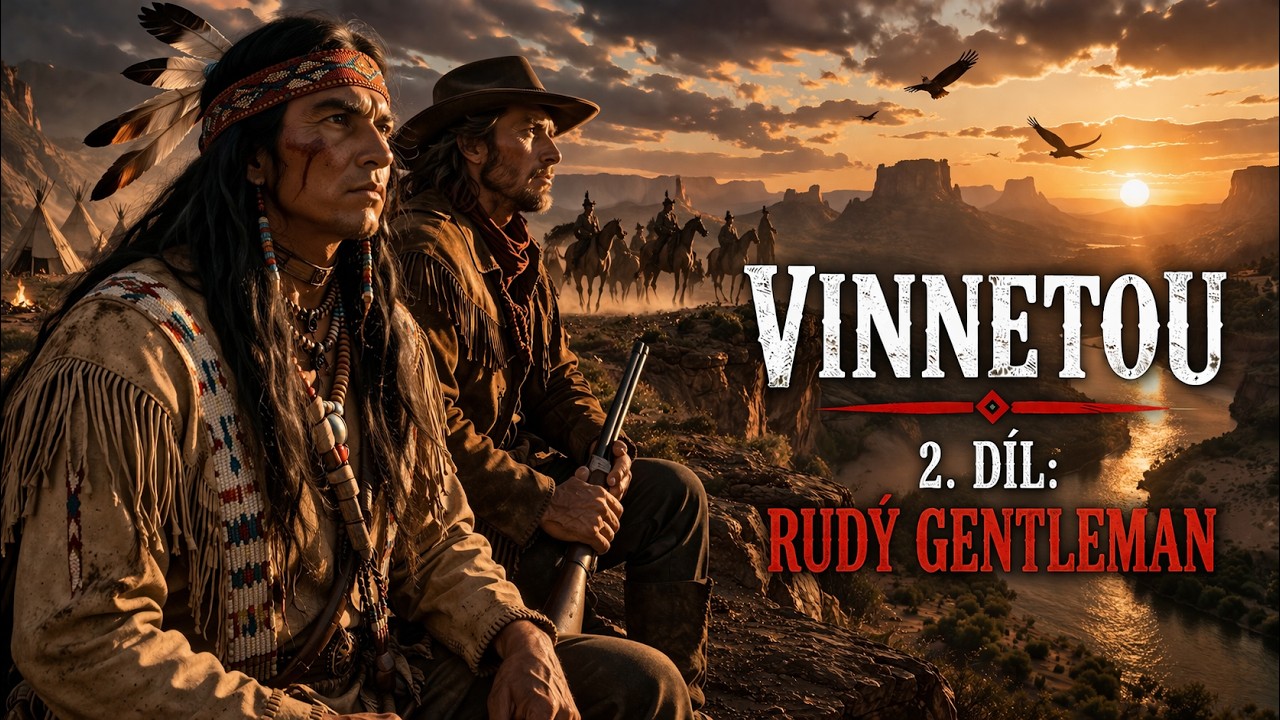 🎧 Vinnetou, 2. část: Rudý gentleman – Karl May | Audiokniha česky