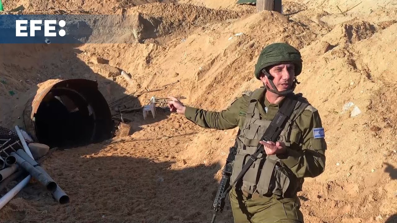 Exército israelense descobre o maior túnel do Hamas a poucos metros da fronteira com Israel