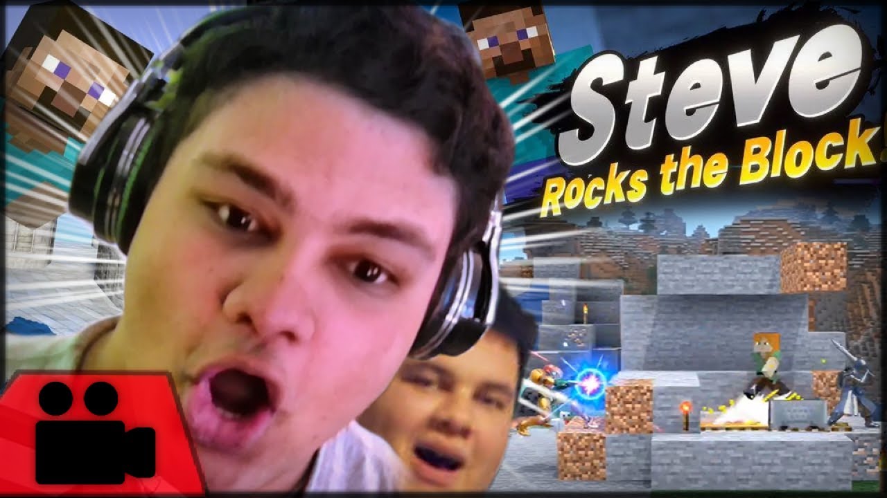 STEVE IS IN SMASH | Smash Ultimate x Minecraft REACTION w/ Friends