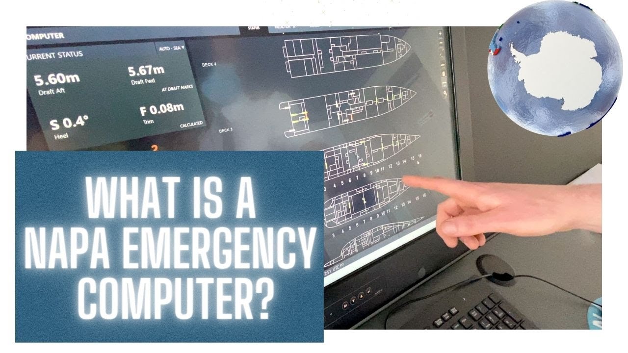 ⛴  WHAT is a NAPA EMERGENCY COMPUTER on SHIPS 🌐  ANTARCTICA⛴