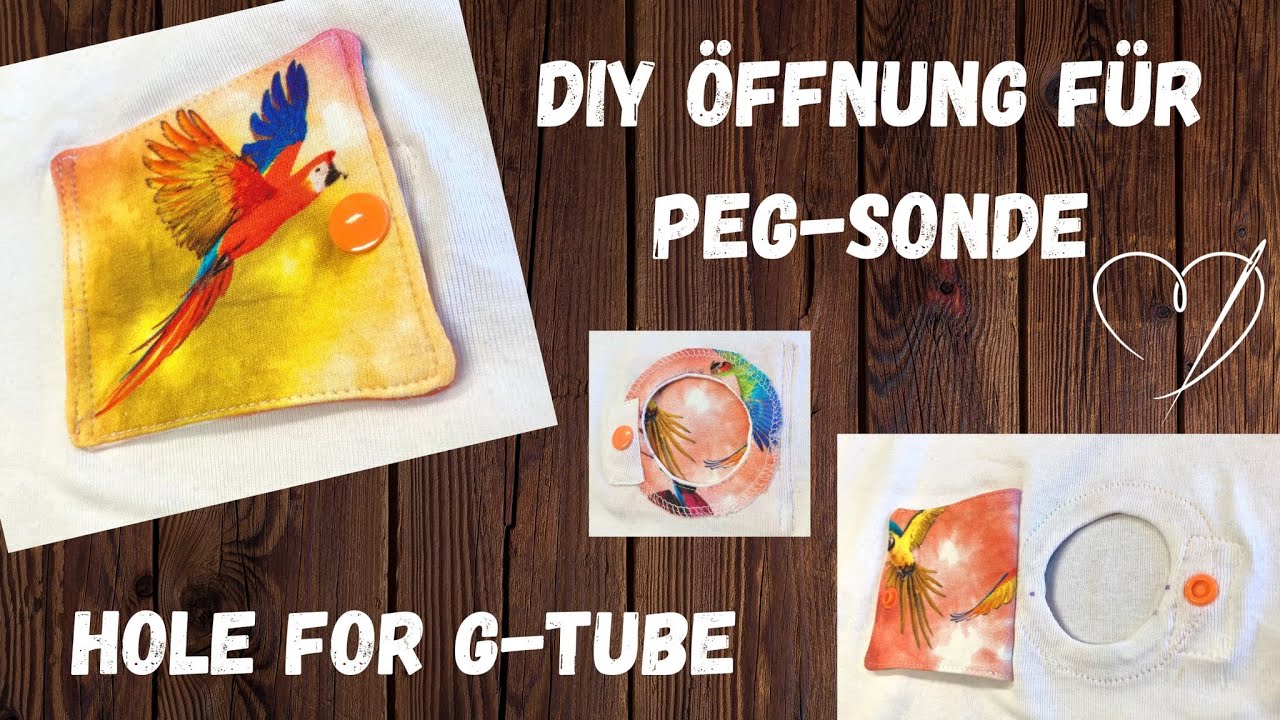 DIY Öffnung für PEG-Sonde | Hole for G-Tube